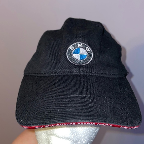 BMW Performance Driving School Black Logo Patch Cap Hat OS - Picture 1 of 15
